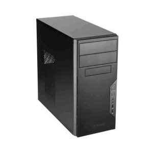 Antec VSK3000B U3/U2 Micro ATX Case, No PSU, 9.2cm Fan, USB 3.0, Black with Black Interior