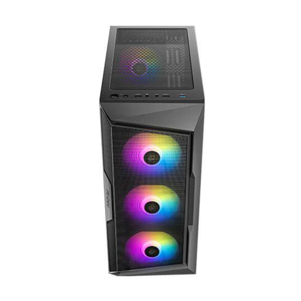 Antec AX61 Elite ATX Gaming Case with Window ARGB Fans Black