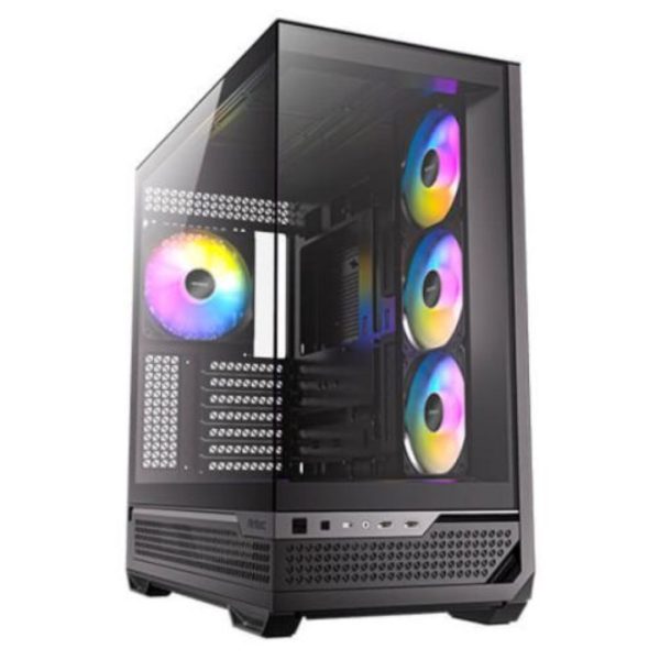 Antec C7 ARGB Dual Chamber Gaming Case 4 RGB Fans ATX / BTF Compatible - Black