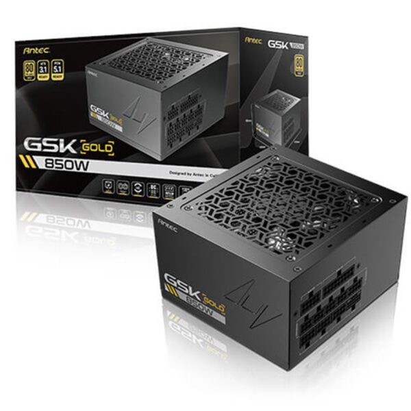 Second image of Antec GSK ATX3.1 850W 80 Plus Gold Full Modular Power Supply
