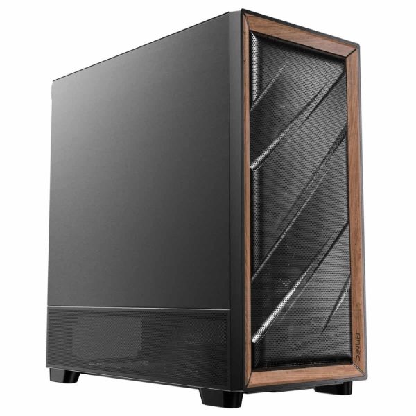 Second image of Antec Flux SE E-ATX Full Tower PC Gaming Case - Black/Wood - 5 x Fans