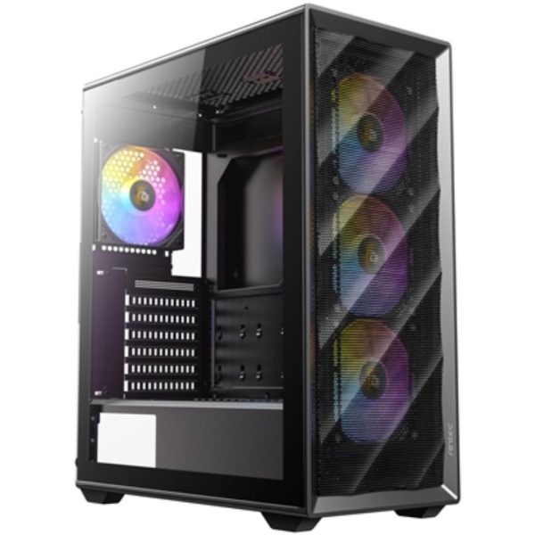 ANTEC AX85 ARGB ATX Gaming Case - Black - 4 x ARGB Fans / Glass Side