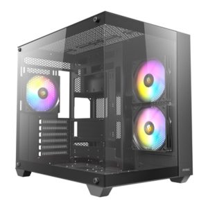 Antec CX800 ATX Mid Tower Gaming Case - Black - 3 x ARGB Fans - Glass Side/Front