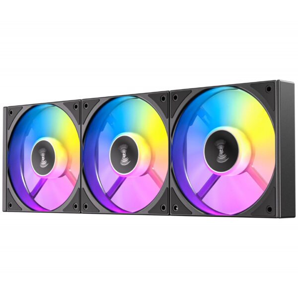 Second image of Antec Connect 120 ARGB 120mm PWM Case Fans - 3 Pack - Black