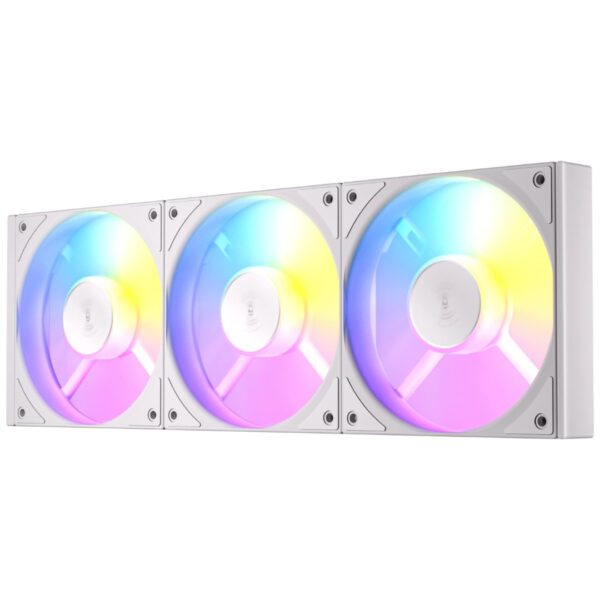 Second image of Antec Connect 120 ARGB 120mm PWM Case Fans - 3 Pack - White