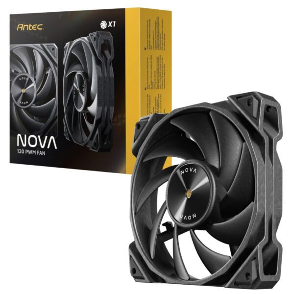 Second image of Antec NOVA 120 PWM Fan - High-Performance Cooling - Black - Single