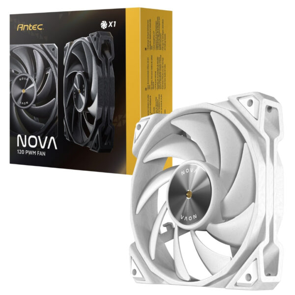 Second image of Antec NOVA 120 PWM Fan - High-Performance Cooling - White - Single