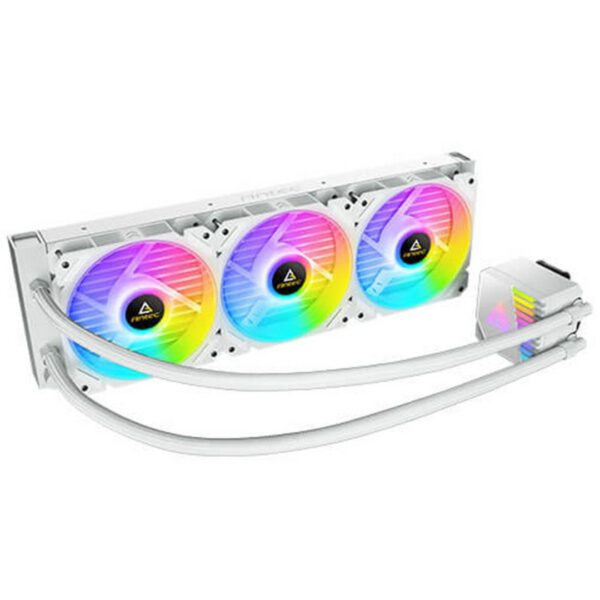 Second image of Antec Symphony 360 AiO Liquid CPU Cooler - 360mm Radiator - ARBG Fans - White