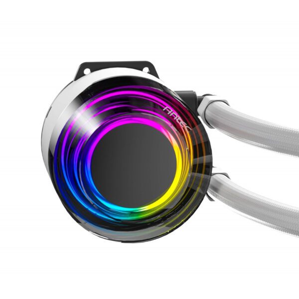 Second image of Antec Vortex Lum 360 ARGB CPU Liquid Cooler - 360mm Radiator - ARBG Fans - White