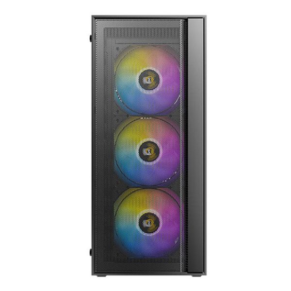 Second image of Antec AX65 ARGB Mid-Tower ATX Gaming PC Case - Black - 4 ARGB Fans