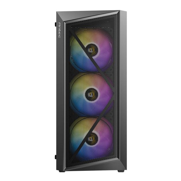 Second image of Antec AX67 ARGB Mid-Tower ATX Gaming PC Case - Black - 4 ARGB Fans