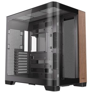 Antec Constellation C8 Dual Chamber E-ATX Full Tower Gaming Case - Black - Curved - Wood
