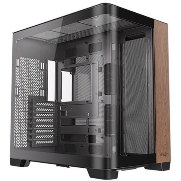 Antec Constellation C8 Dual Chamber E-ATX Full Tower Gaming Case - Black - Curved - Wood