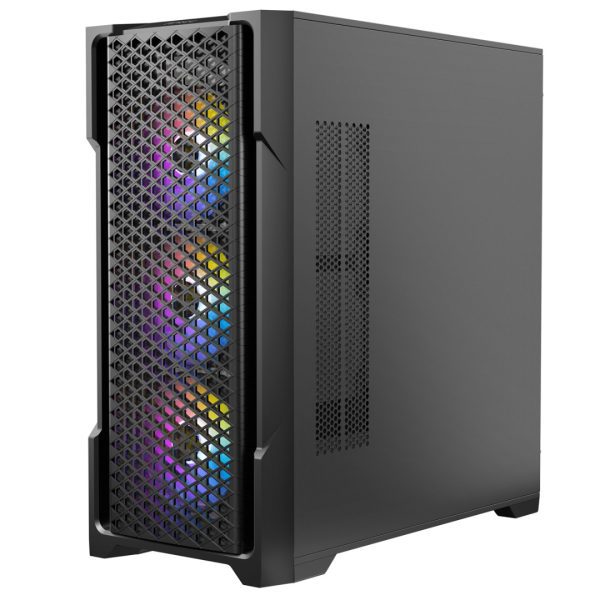 Second image of Antec AX90 ATX Mid Tower Tempered Glass Gaming Case ATX - Black - 4 ARGB Fans