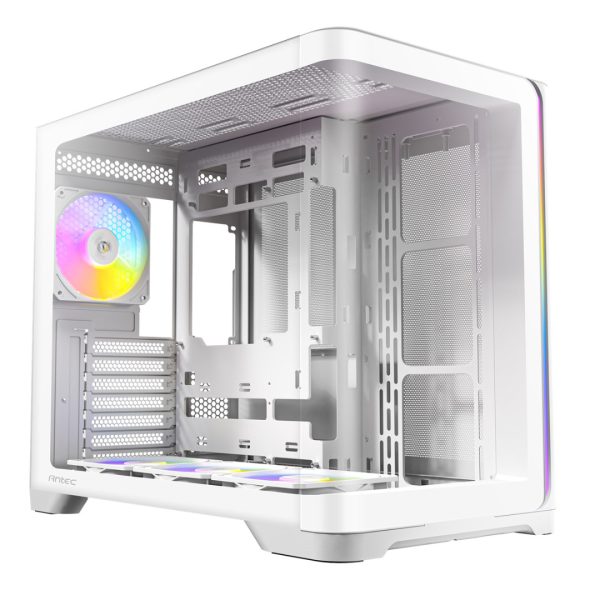 Second image of Antec C5 Curve ARGB ATX Mid Tower Gaming Case - White - 4 ARGB Fans