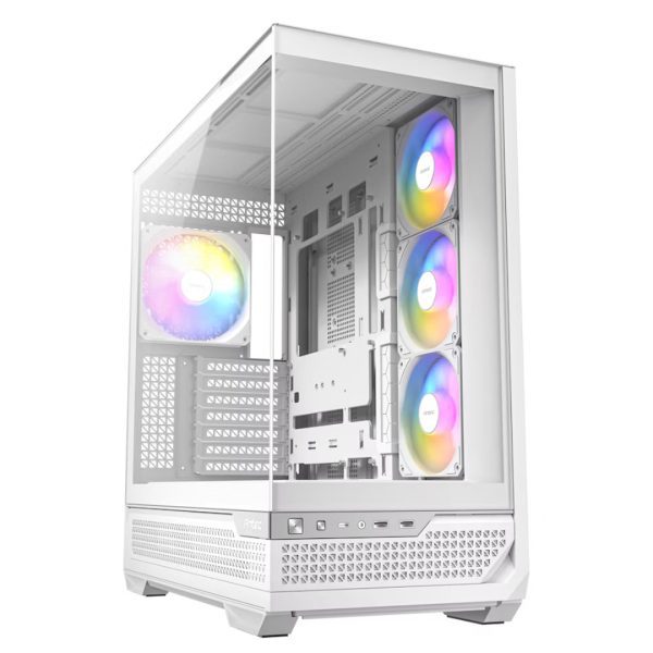 Second image of Antec C7 ARGB E-ATX Mid Tower Case - White - 4 ARGB Fans
