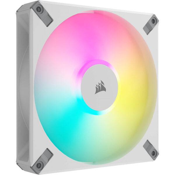 Corsair iCUE AF140 RGB ELITE White 140mm PWM Case Fan in White - Single