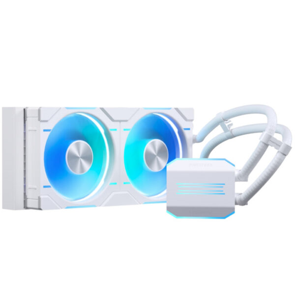 Second image of Phanteks Glacier One 240D30 White RGB AIO CPU Water Cooler - 240mm