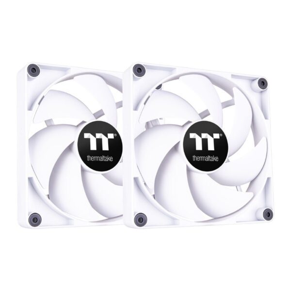 Thermaltake CT140 PWM PC Cooling Case Fans 2 Pack White CL-F152-PL14WT-A
