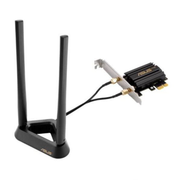 Second image of Asus (PCE-AXE59BT) AXE5400 Wi-Fi 6E Tri-Band PCI Express Adapter With Bluetooth 5.2