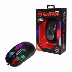 Marvo Scorpion M422 USB RGB LED Black Programmable Gaming Mouse