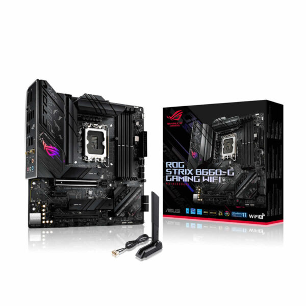 ASUS ROG STRIX B660-G GAMING WIFI Intel B660 PCIe 5.0 mATX Motherboard