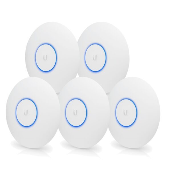 Ubiquiti UAP-AC-PRO-5 UniFi AP AC PRO Wireless AC1750 Dual Band PoE Access Point (5 Pack)