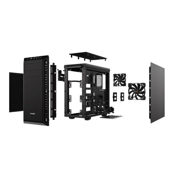 Second image of be quiet! Pure Base 600 Gaming Case, ATX, No PSU, 2 x Pure Wings 2 Fans, Black