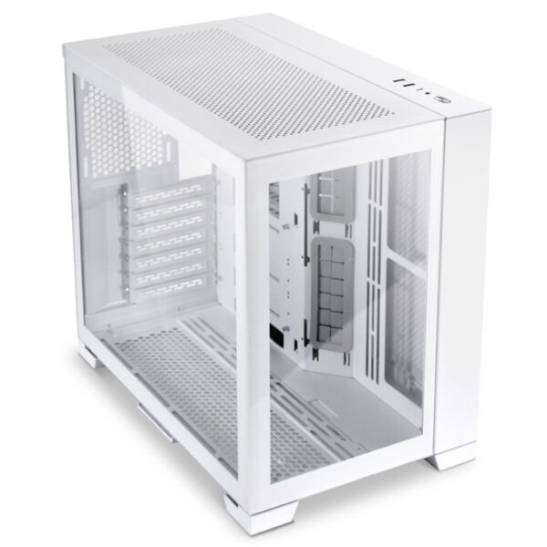 Second image of Lian Li O11 Dynamic Mini Snow Edition Midi-Tower Tempered ATX Glass - White