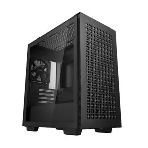 DeepCool CH370 Black Micro-ATX Mini Tower Case With Window