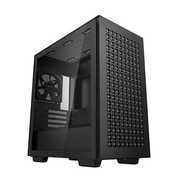 DeepCool CH370 Black Micro-ATX Mini Tower Case With Window
