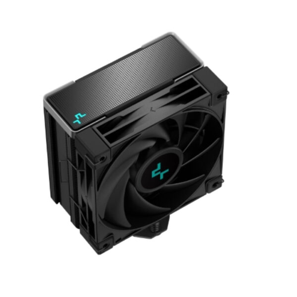 DeepCool AK400 Zero Dark Fan CPU Cooler - 120mm Silent Fan With Matrix Fins