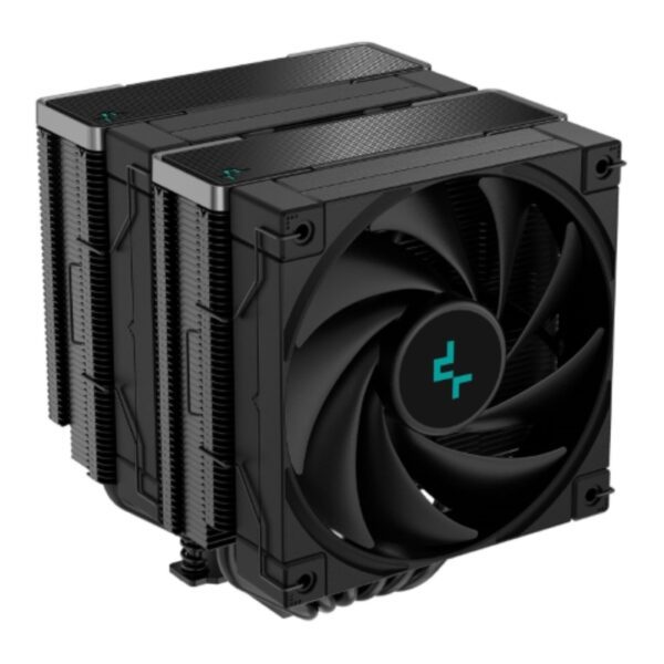 DeepCool AK620 ZERO DARK CPU Cooler - 2x120mm Fans Dual Tower - Black