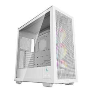 DeepCool MORPHEUS Tempered Glass Full Tower E-ATX White Gaming Case