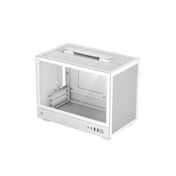 Second image of DeepCool CH160 Mini-iTX Ultra-Portable Gaming Case - White
