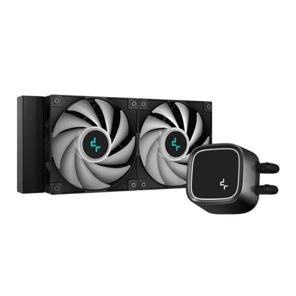 Second image of Deepcool LE520 240mm AIO Liquid Cooler - ARGB - Black