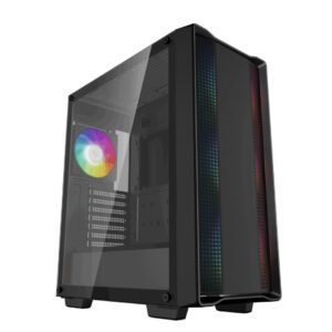 DeepCool CC560 ARGB V2 ATX Gaming Case - Black