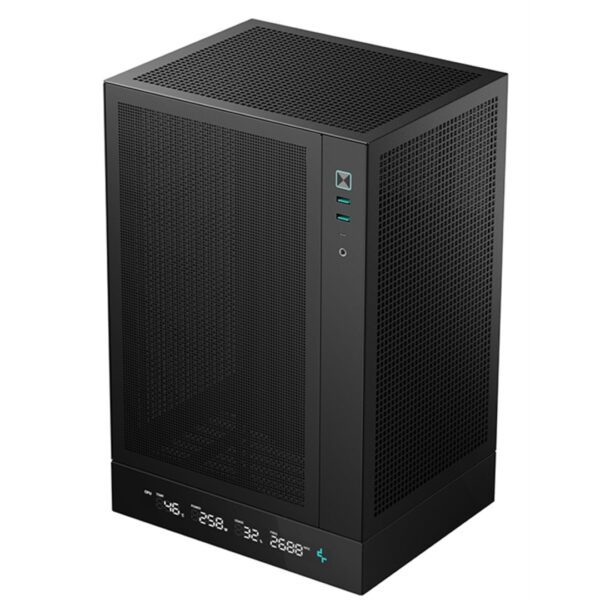 Second image of Deepcool CH170 Digital Mini-ITX Case - Black - High Airflow Compact Design