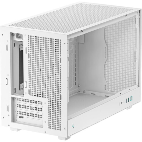 Second image of DeepCool CH260 Compact Micro-ATX Case - White