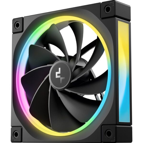Second image of DeepCool FL12 120mm PWM Reverse Fan Flow Case Fan - Black - Triple Pack