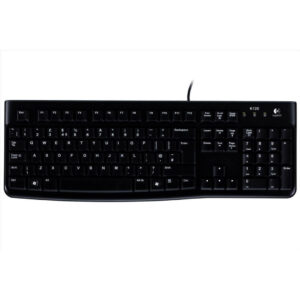 Logitech K120 Wired Keyboard - USB - Low Profile -  Quiet Keys - OEM