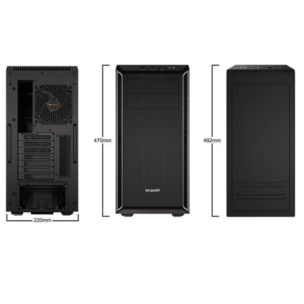 Second image of be quiet! Pure Base 600 ATX ATX PC Case Quite Sound-Dampened