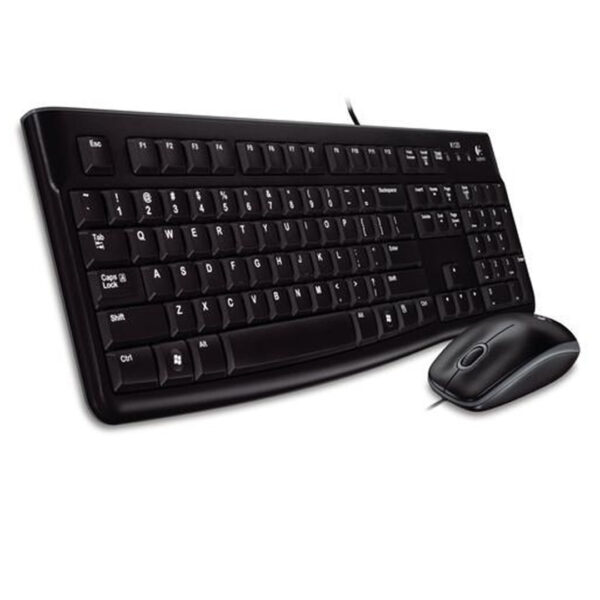 Second image of Logitech MK120 Wired Keyboard and Mouse Desktop Kit - USB - Low Profile