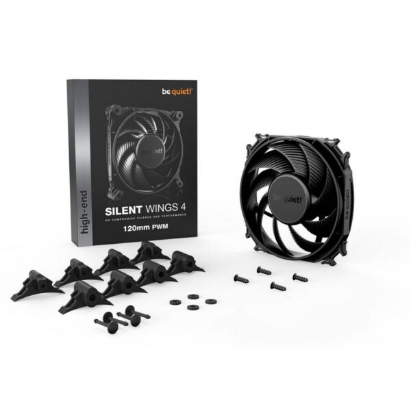 Second image of be quiet! Silent Wings 4 120mm PWM Chassis Fan Black - BL093