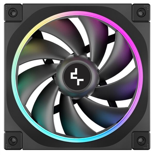 Second image of DeepCool FL12 120mm PWM ARGB Case Fan - High Performance - Black - Single