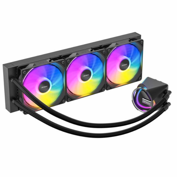 Second image of Antec Skeleton 360 ARGB AiO Liquid CPU Cooler - 360mm Radiator - ARBG Fans - Black