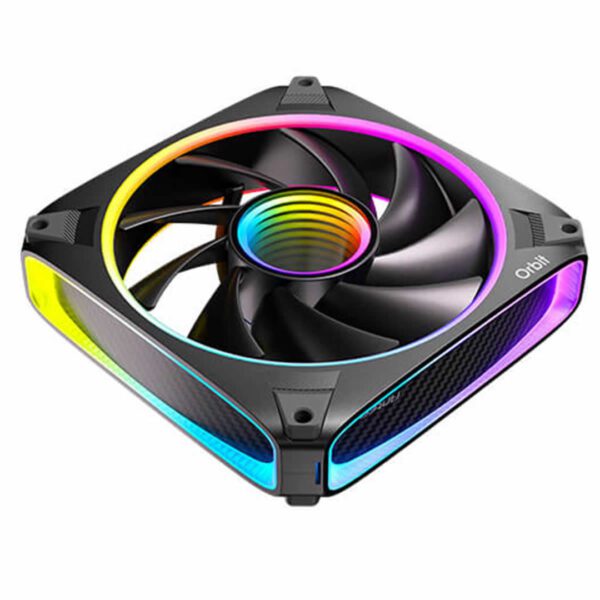 Second image of Antec Orbit 120mm ARGB 200-2000Rpm Case Fan -Black - 3 Pack