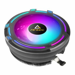Antec T120 CPU Cooler - Low Profide Black 120mm RGB Fan Processor Cooler