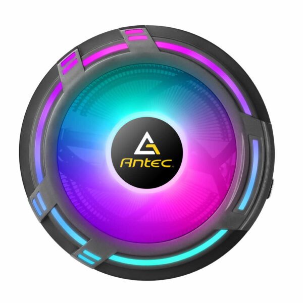 Second image of Antec T120 CPU Cooler - Low Profide Black 120mm RGB Fan Processor Cooler
