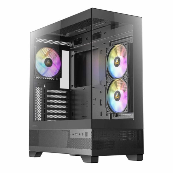 Antec CX700 Mid Tower ATX Gaming Case - ARGB Fans - Black